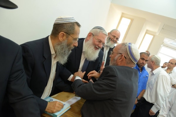 רבני הישיבה עם הרב אלי בן זאהן