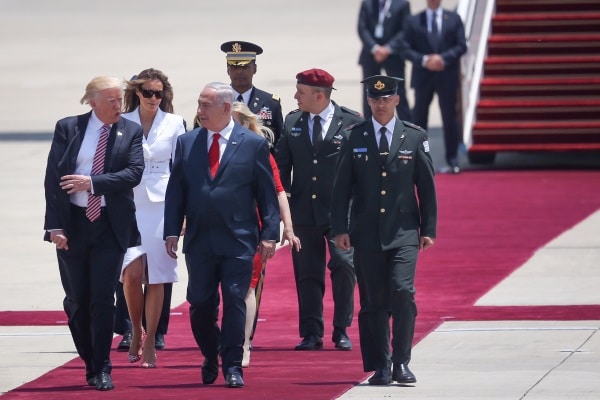 הנשיא האמריקני מתחיל את ביקורו הקצר בישראל