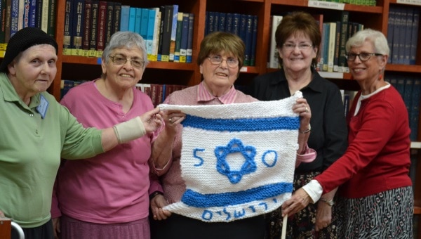 דגל סרוג צילום: צילום: באדיבות המצלם חדשות