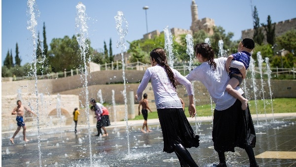 פארק טדי צילום: פלאש 90 הורים וילדים