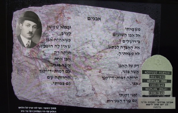 תמונת מצבת אביו של ינקי